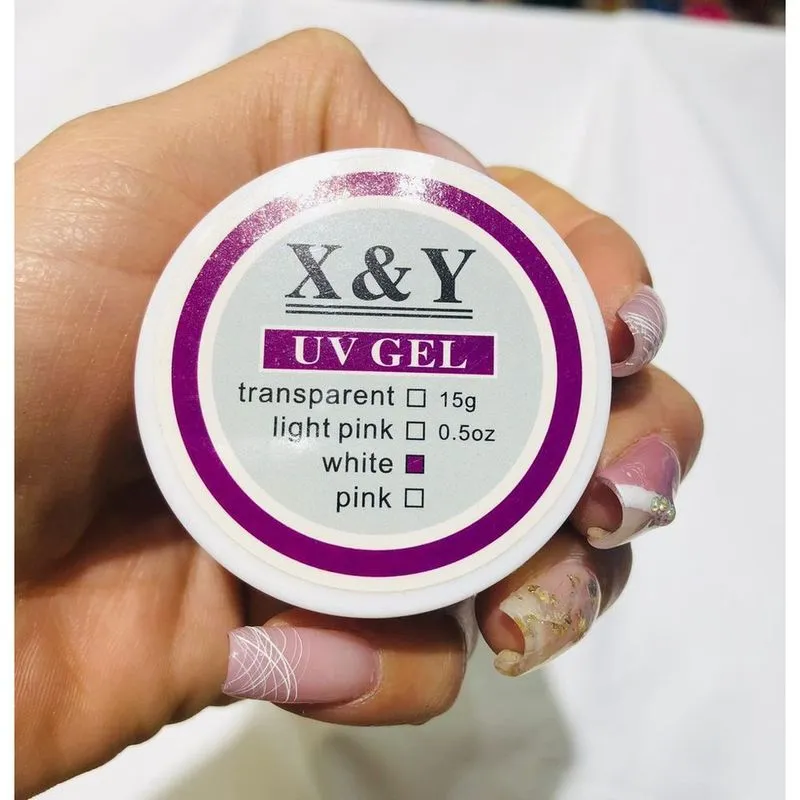 Gel Para Alongamento De Unhas Branco - Uv Gel X&y