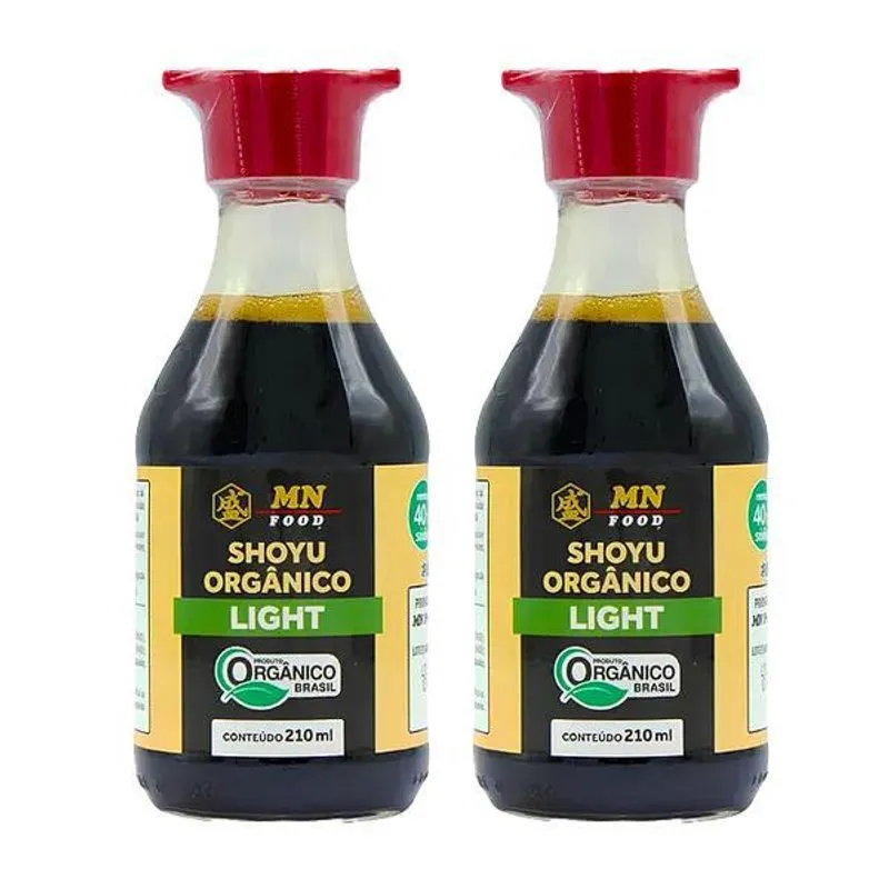 Kit 2x: Shoyu Orgânico Light Mn Food 210ml