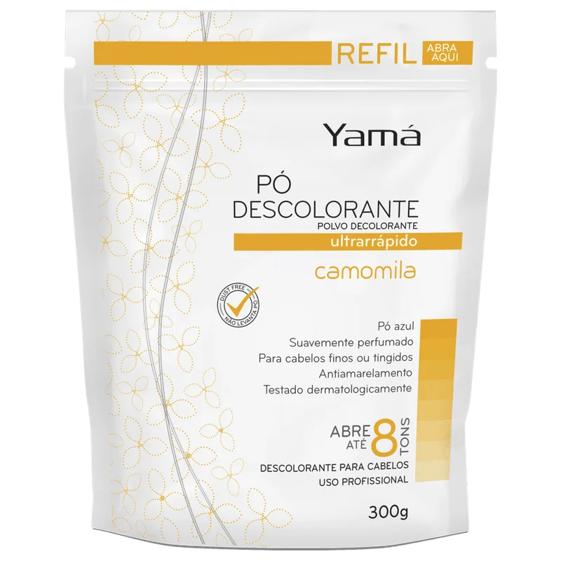 Po Descolorante Yama Refil Camomila 300G
