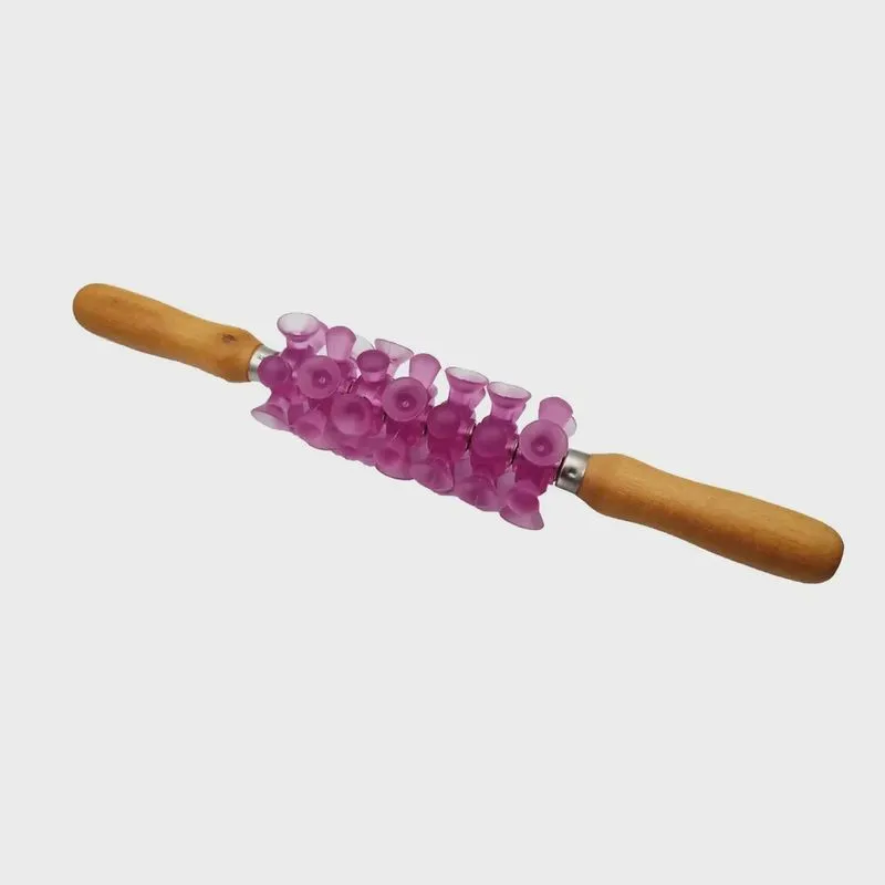 Rolo Com Ventosa Massagem Turbinada Modelador doctor roll rosa