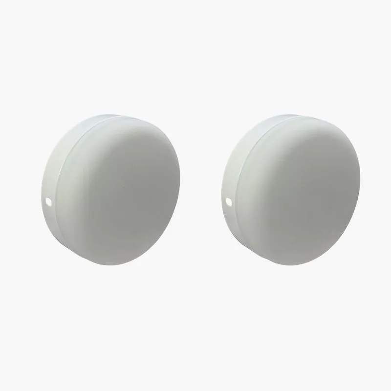 Painel LED Redondo Sobrepor 18W Branco Quente Foxlux Kit Com 2