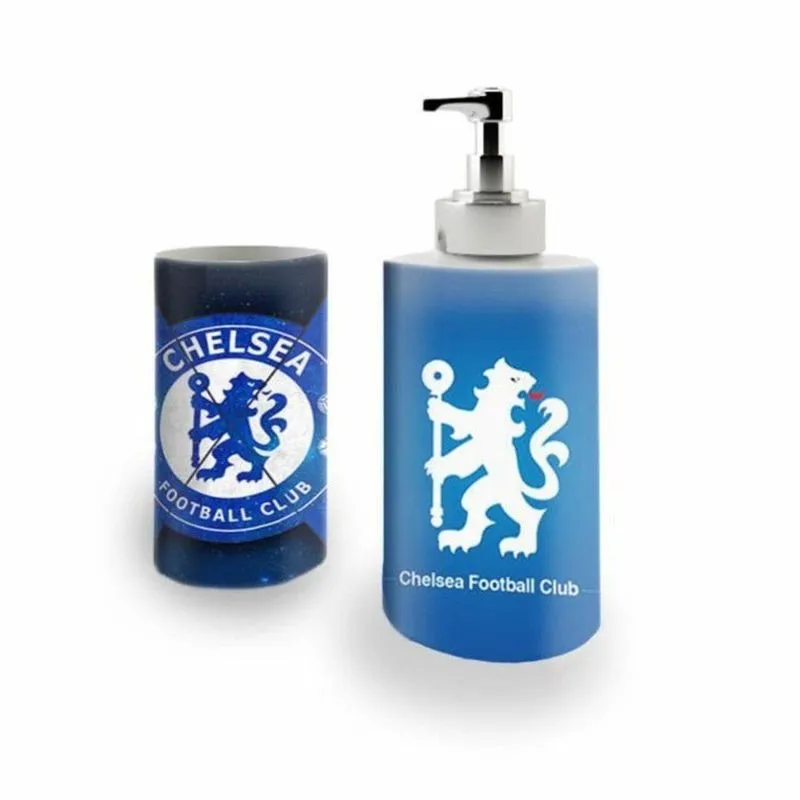 Kit Banh. Saboneteira + P.Escovas Porce.Chelsea 400ml (01)