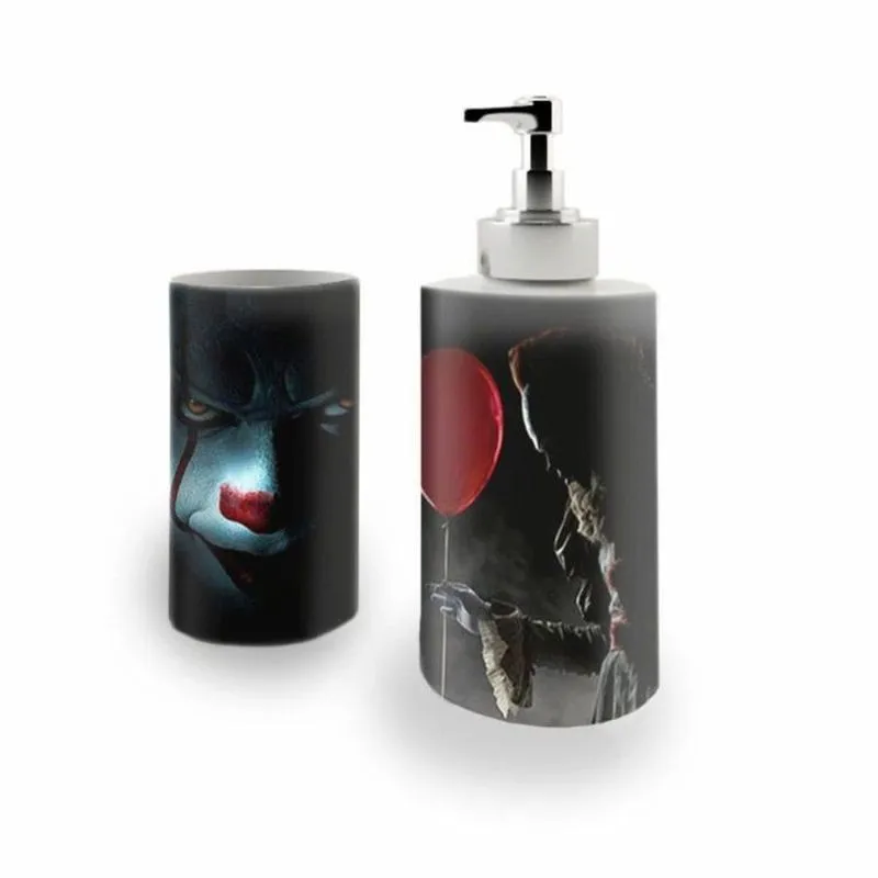 Kit Banh. Saboneteira + P.Escovas Porce.It A Coisa 400ml(01)
