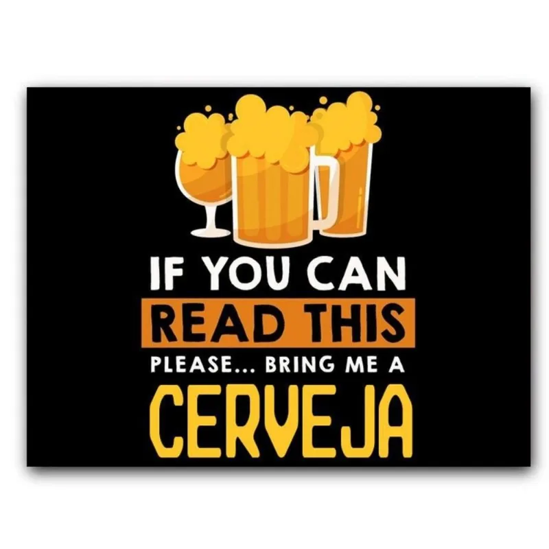 Placa MDF 20 cm x 30 cm - Cerveja Beer (BD41)