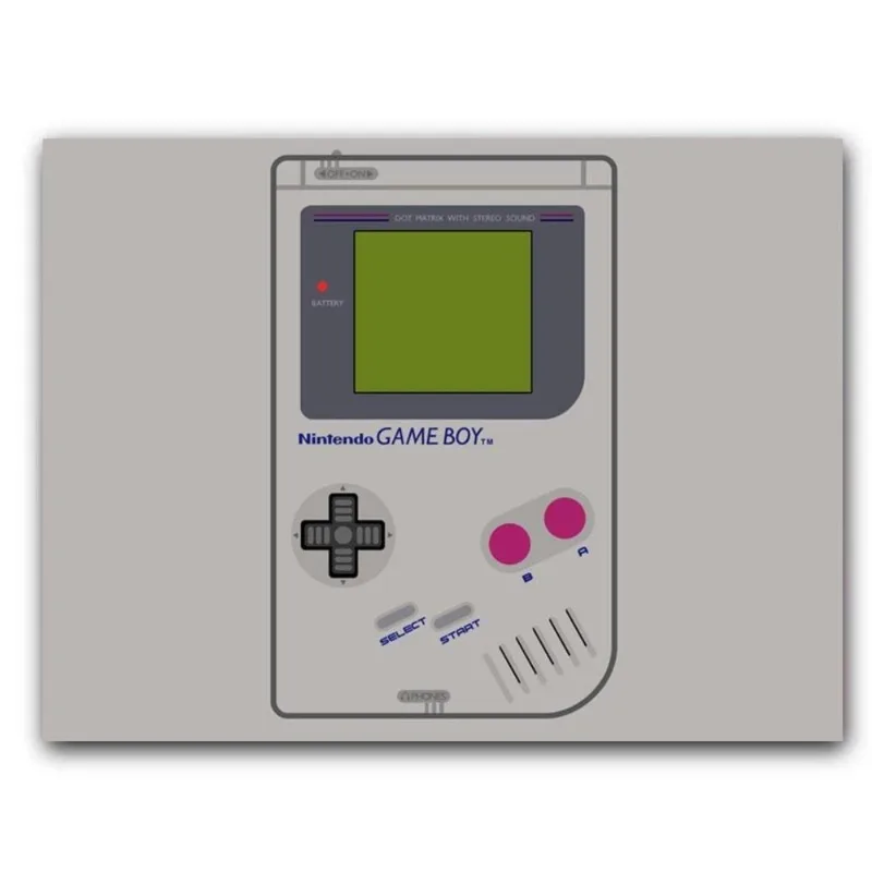 Placa MDF 20 cm x 30 cm - Gameboy Clássico Pokémon (BD52)