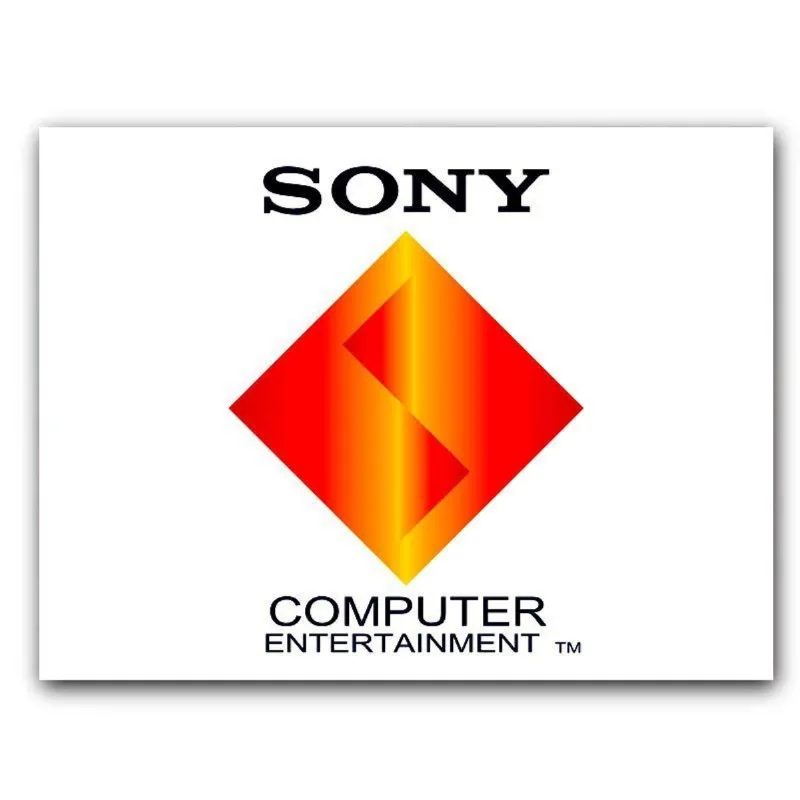 Placa MDF 20 cm x 30 cm - Sony Playstation Logo Clássico