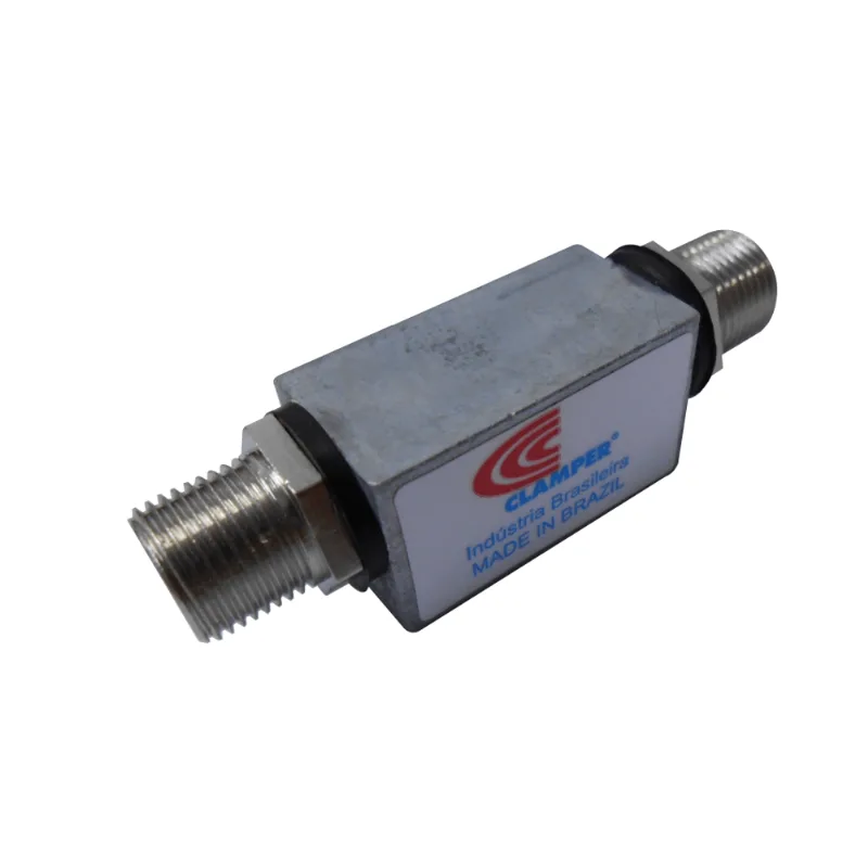 DPS CLAMPER Série 800 – Modelo 812.X.050/F FM-FM - 50V - Proteção para Rádio, Antenas e Equipamentos Coaxiais 008090
