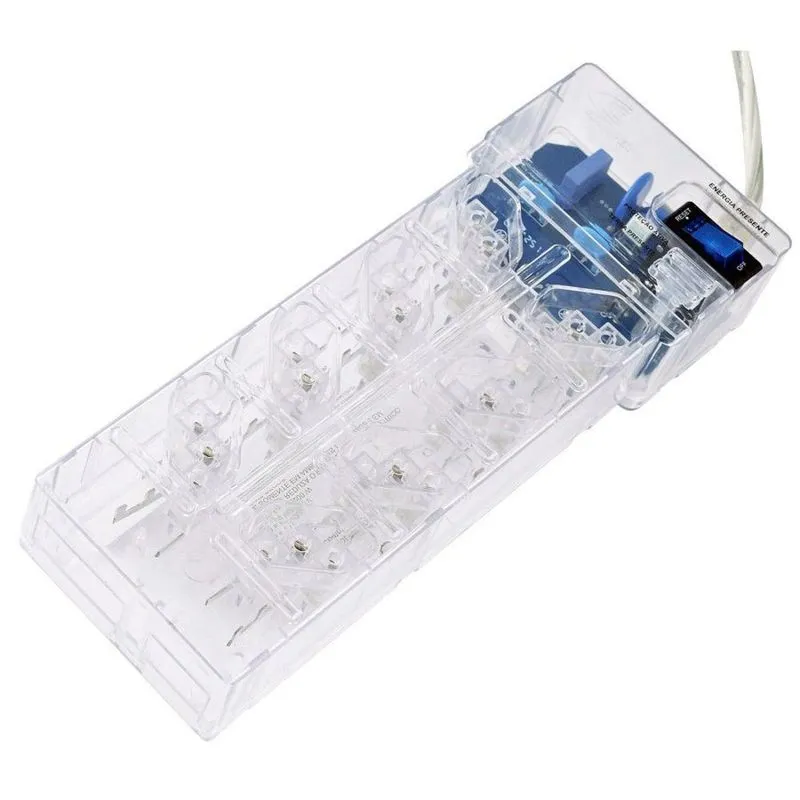 DPS - 8 tomadas - Clamper Multi Energia - Transparente - 9434