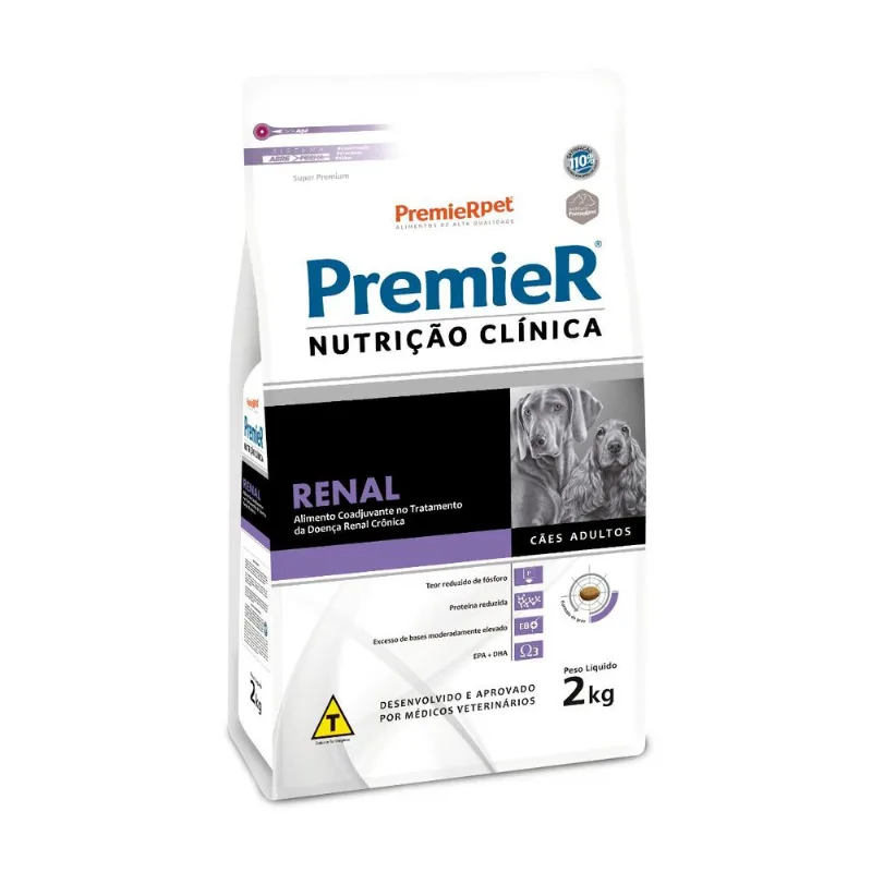 Premier Nutrição Clínica Renal Cães 2 kg