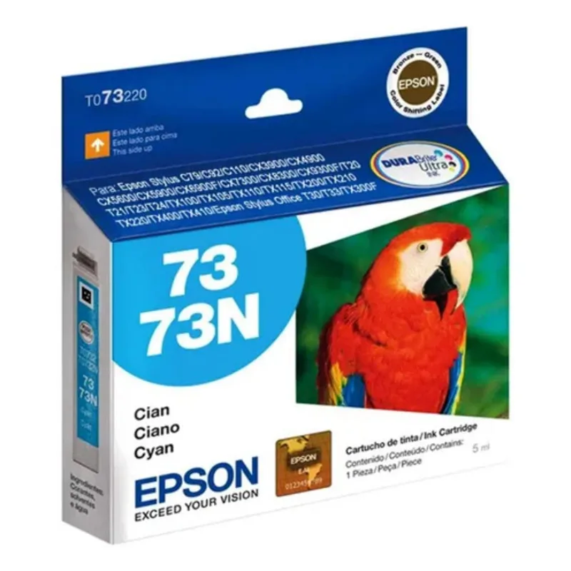 Cartucho Epson To73220 C79 Cx3900 Cx4900 Cx5900, Cx6900f Cx7300 Cx8300 Cx9300f Tx200 Tx400 Azul