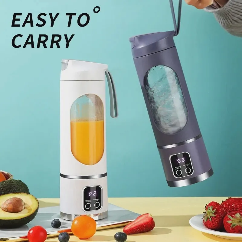 Liquidificador portatil, garrafa dia a dia 450ml copo