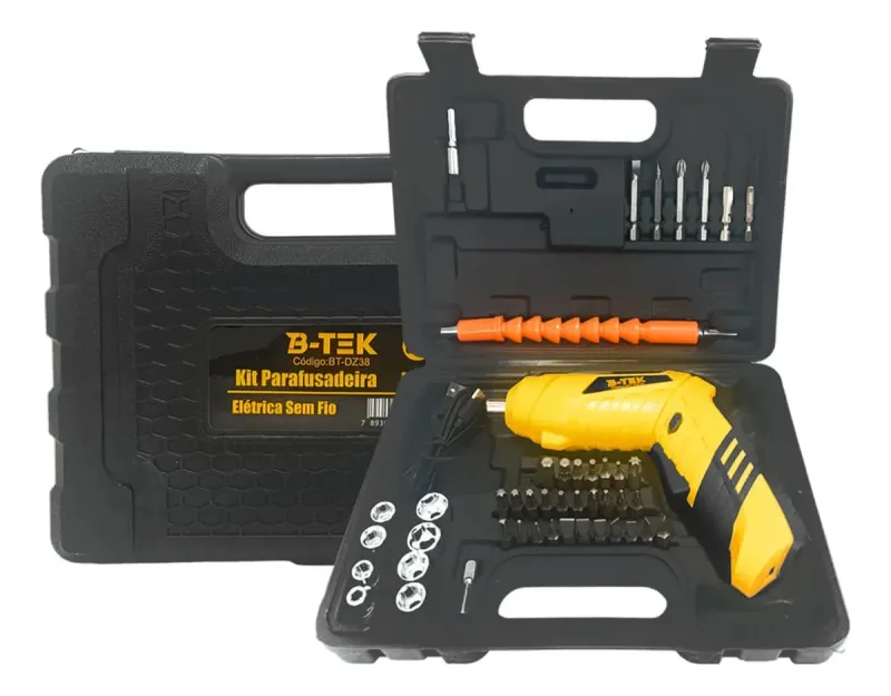 Kit Mini Parafusadeira Elétrica 3,6v - Bazar É Só Vitória
