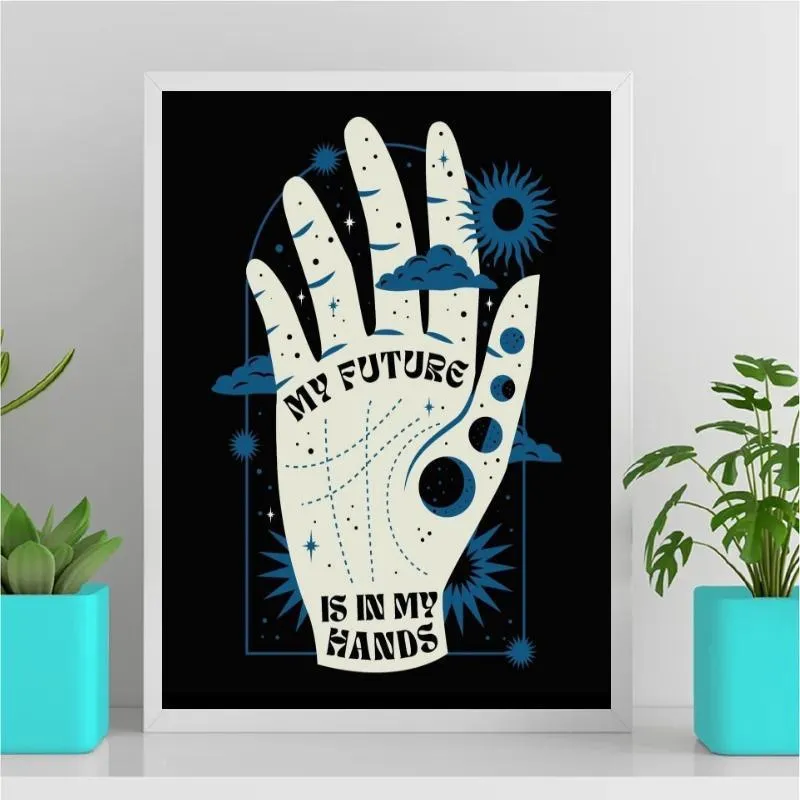 Quadro My Future Is In My Hands 45X34Cm