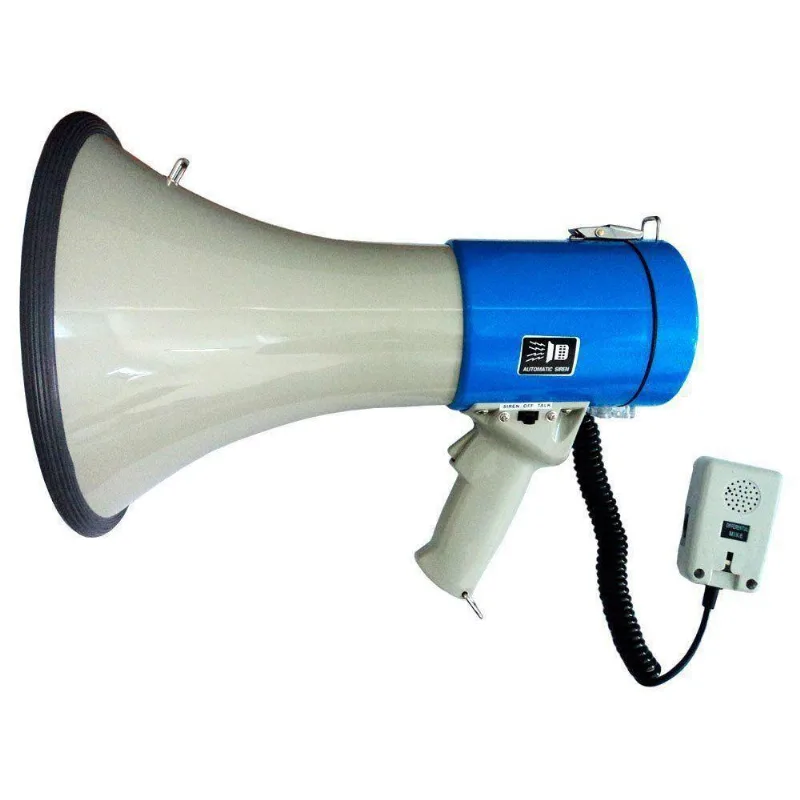 Megafone 25w Com Microfone De Mão, Usb E Sirene Sk 66 - Csr