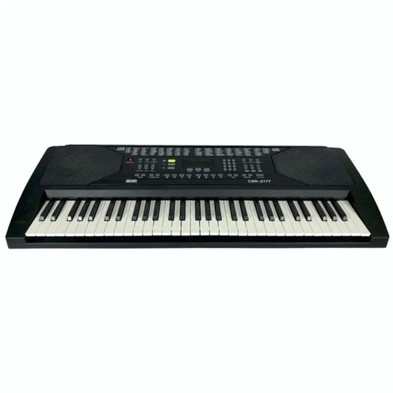 Teclado Musical 61 Teclas Com Suporte Partituras 2177 - csr
