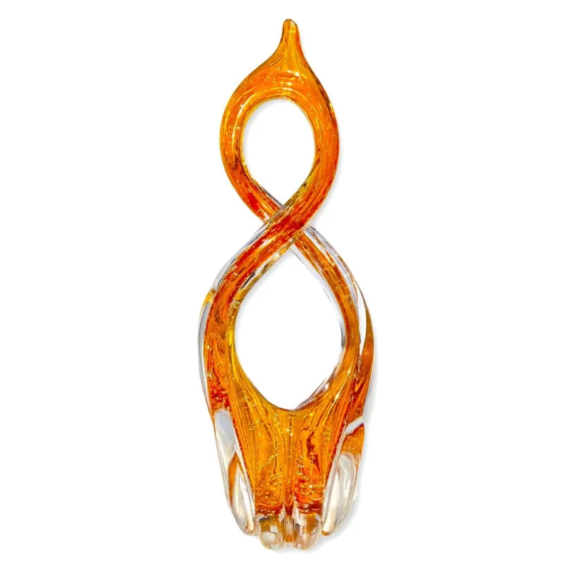 Escultura de vidro Murano Artesanal 40 cm Jolitex