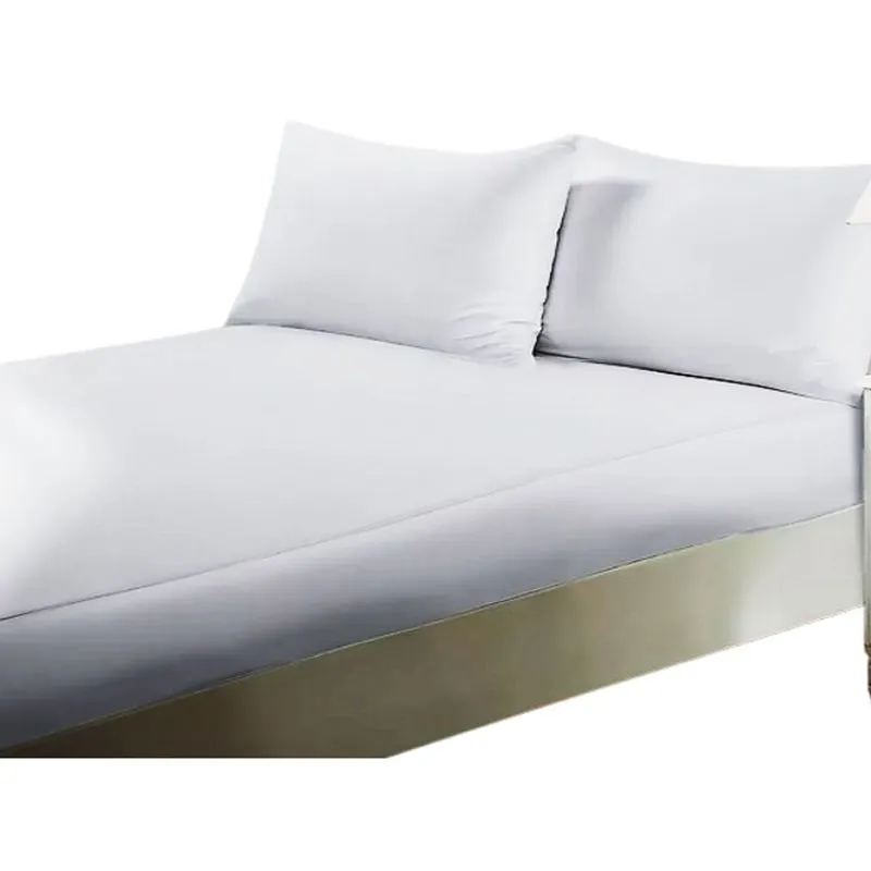 Lençol Casal Toque De Seda Liso Avulvso Branco - Jolitex