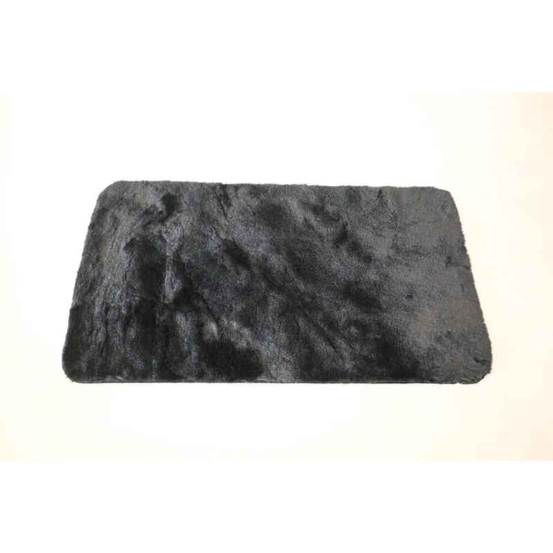 Tapete Passadeira Pele Coelho Antiderrapante Melody 66X180Cm