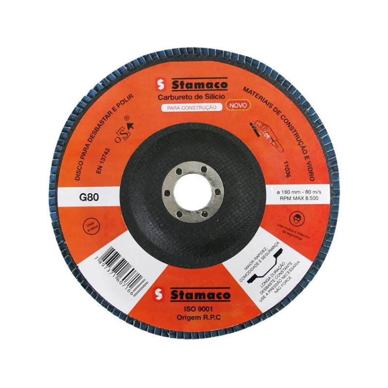 Disco Flap Metal G80 7" Stamaco