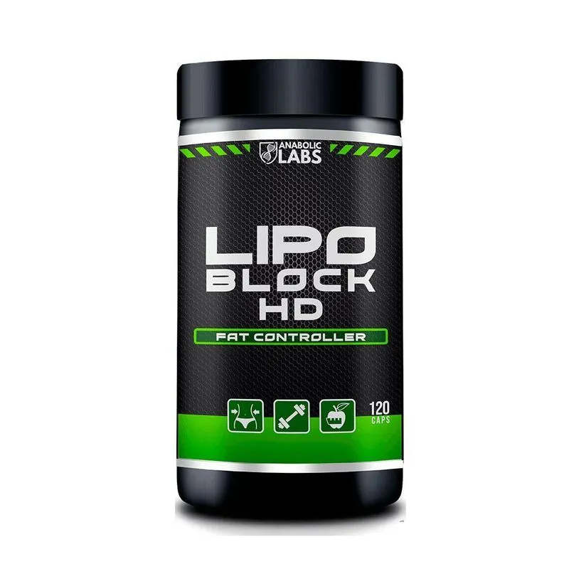 Termogênico Lipo Block Hd 120 Caps Anabolic Labs