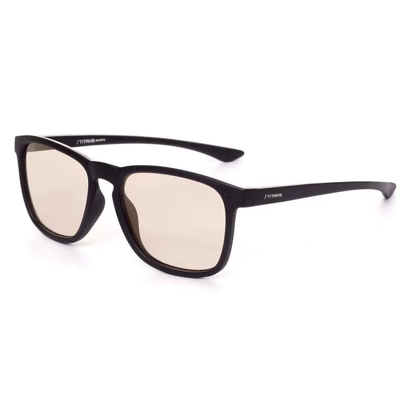 Óculos Titans Phone Preto Lentes Blue Protection Marrom