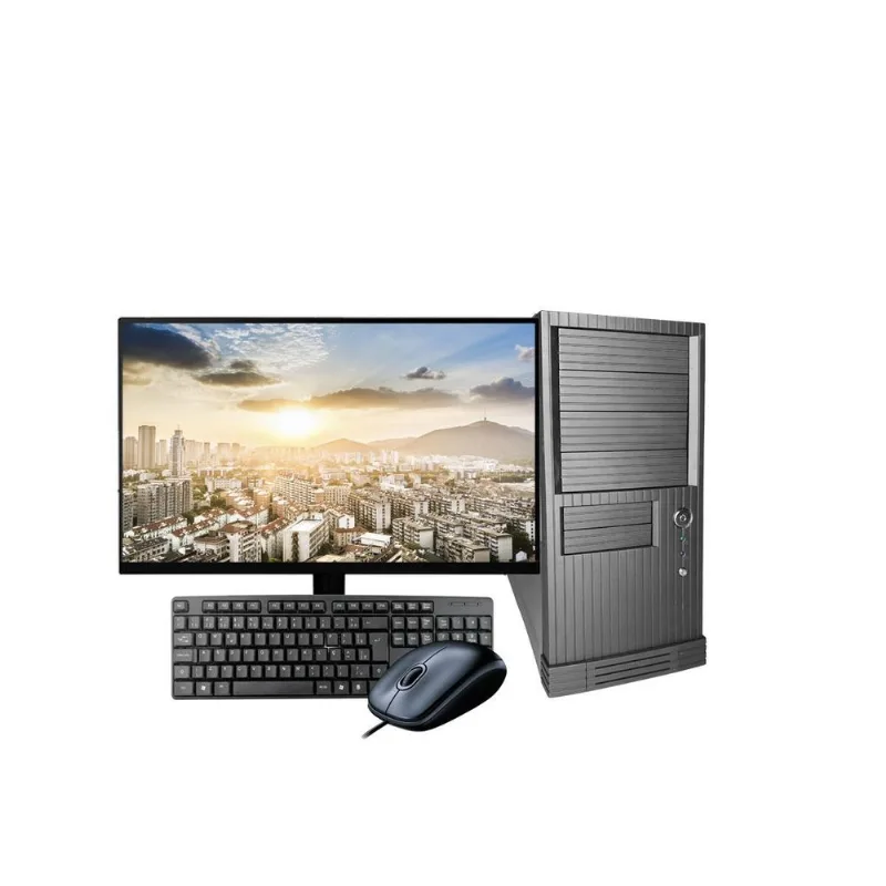 Computador Intel 8Gb Ram Ssd 120Gb Monitor Teclado E Mouse