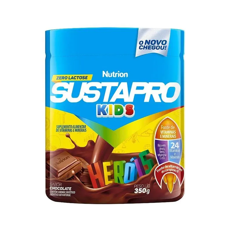 Sustapro Kids Zero Lactose Chocolate 350g Nutrion
