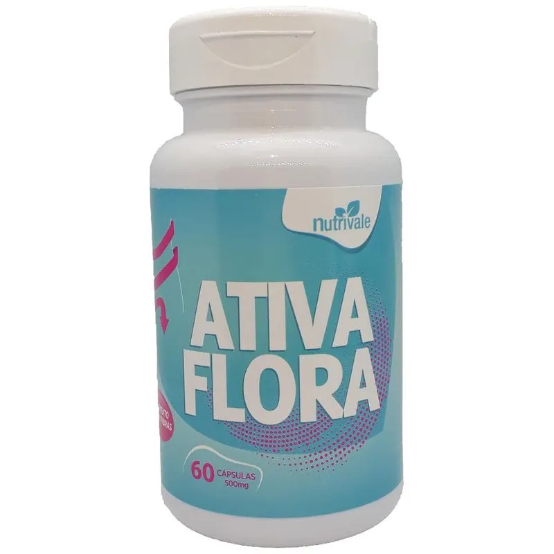 Ativa Flora 60 Cápsulas De 500mg Nutrivale
