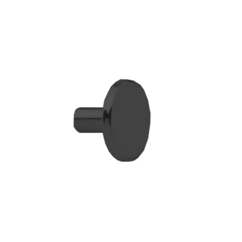 Puxador Ponto Redondo Para Móveis 20mm Preto Fosco
