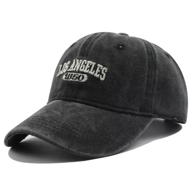 Boné De Poliéster Casual Para Homens E Mulheres Preto
