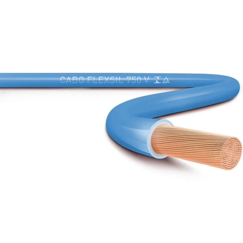 Cabo Flexivel Flexsil 750v 0,50mm 200m Azul