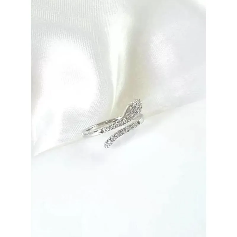 Cordão Feminino Cobra Banhado a Prata 925 50cm TOJOIA18K