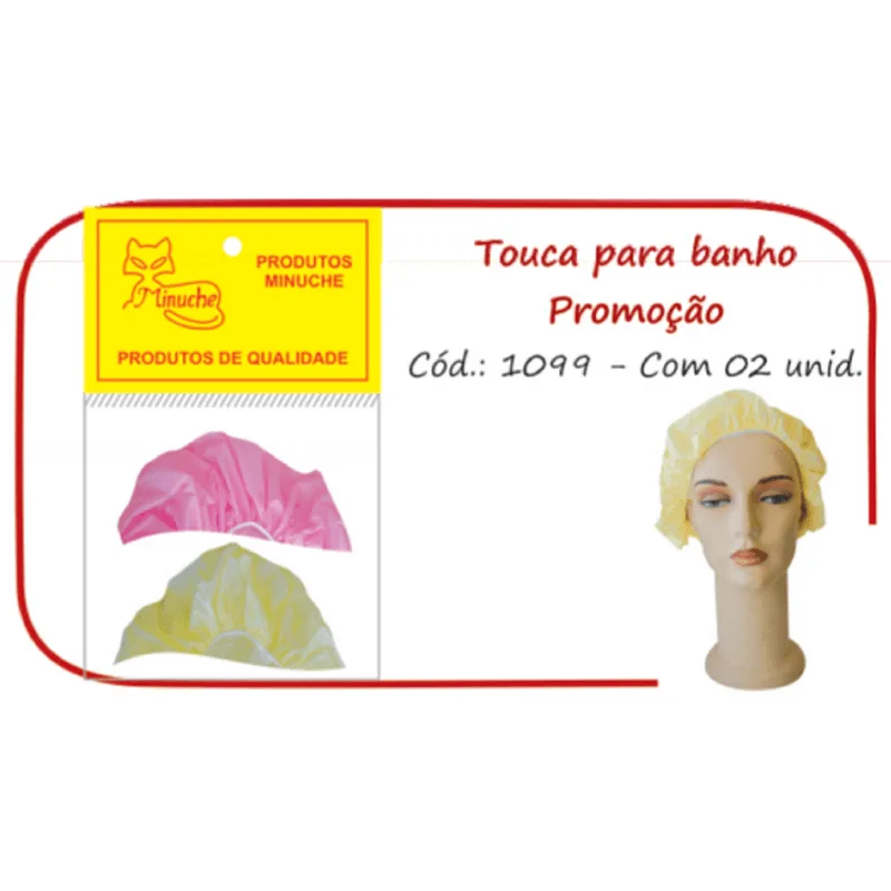 Touca Minuche Banho 1099 C/2 UN