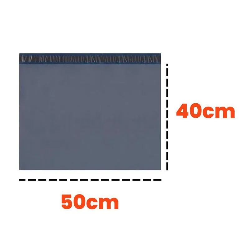 Envelope Para Envio Correios 50X40 Cinza/Eco Kit 40