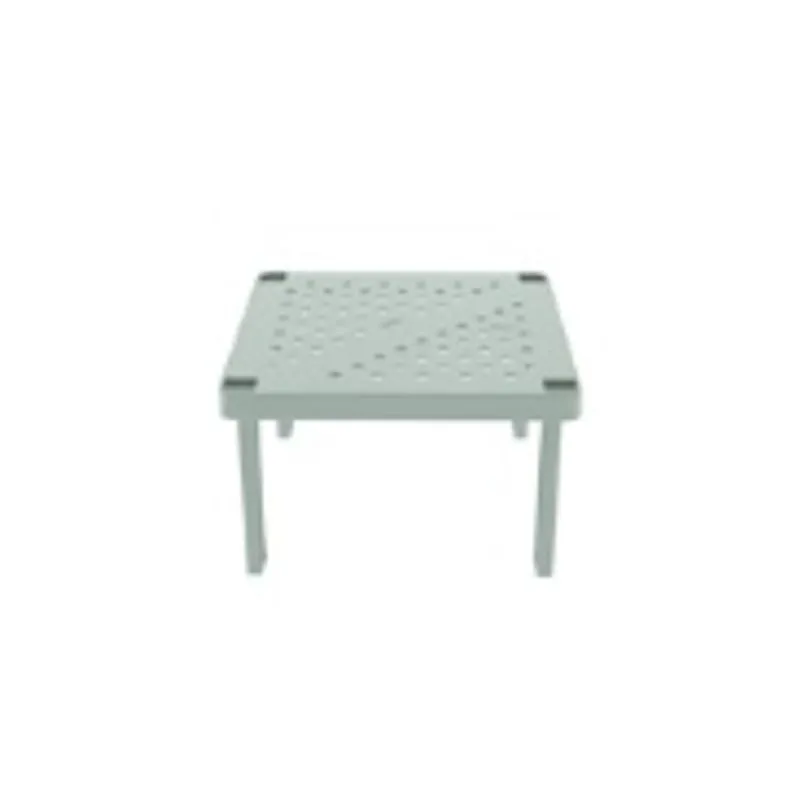 Prateleira organizadora de polipropileno quadrada 15x26cm verde menta Level Ou