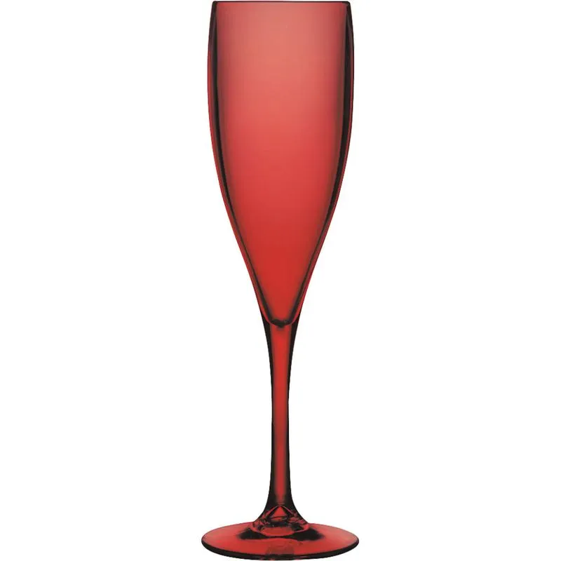 Taça para Champanhe Plástica 150ml Vitra Ou Vermelha Ou