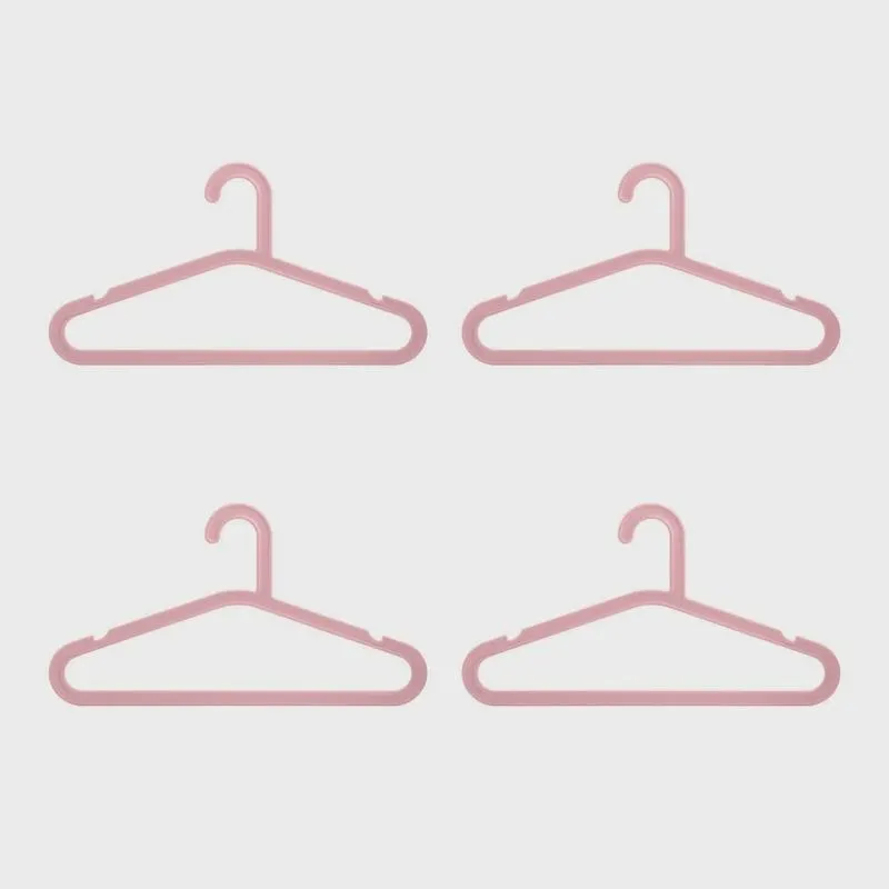 Conjunto de Cabides Light Mini Rosa - 4 Unidades - Ou