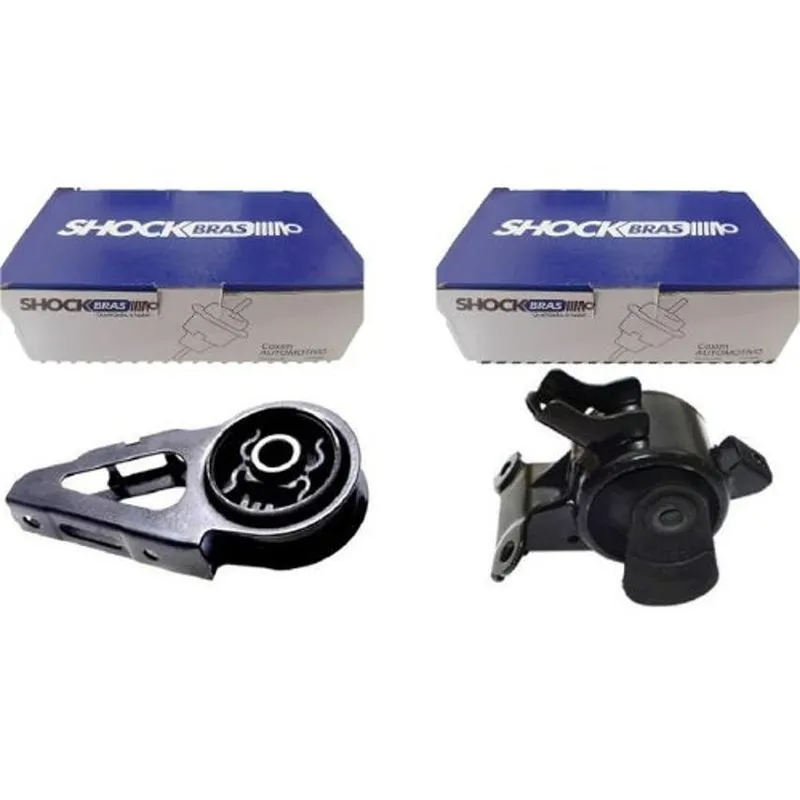 Kit 2 Calço Coxim Do Motor Câmbio Frontal Honda Fit 03/08