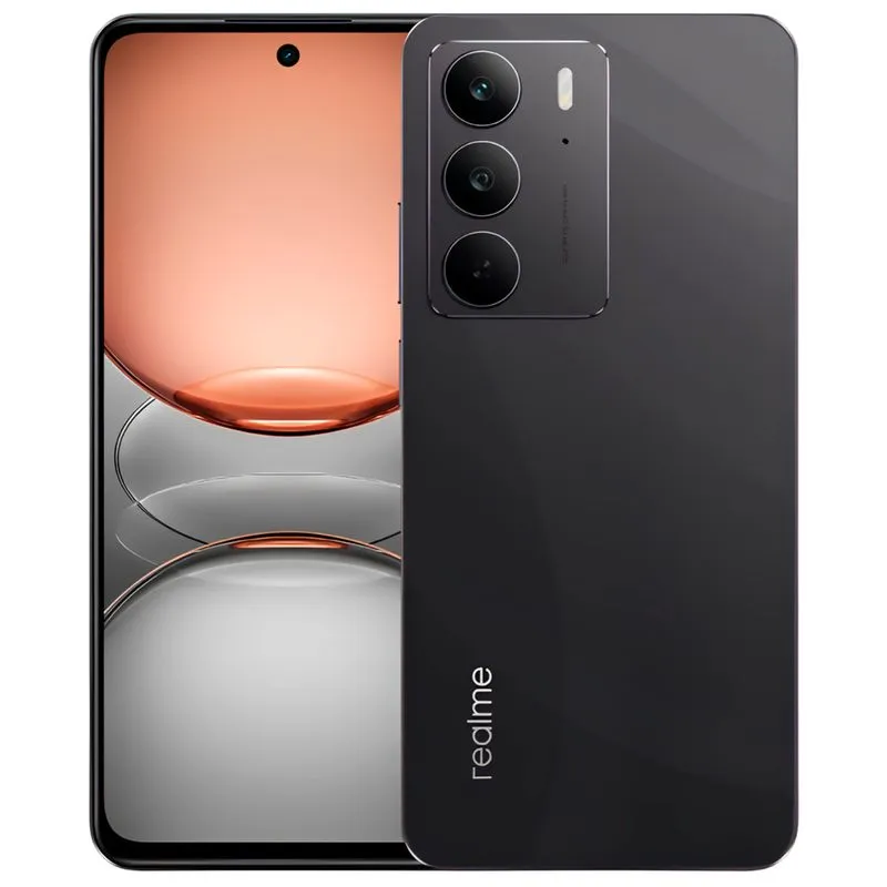 Celular Realme C75 Rmx3941 Nfc 8gb De Ram / 256gb / Tela 6.72 Pol. / Dual Sim Lte - Storm Preto (anatel)