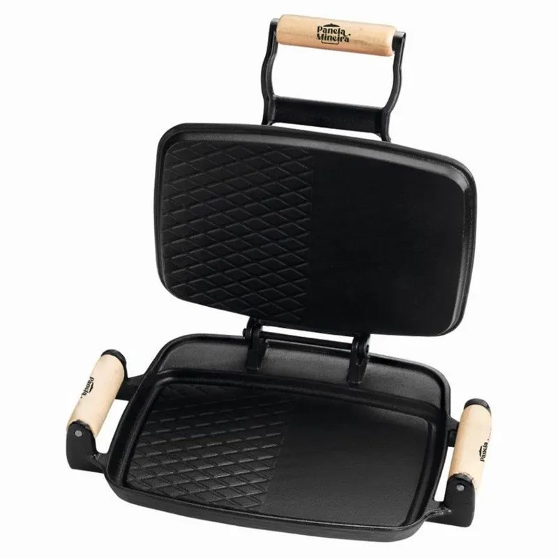 Tostadeira Grill Real com Alça de Madeira Fumil