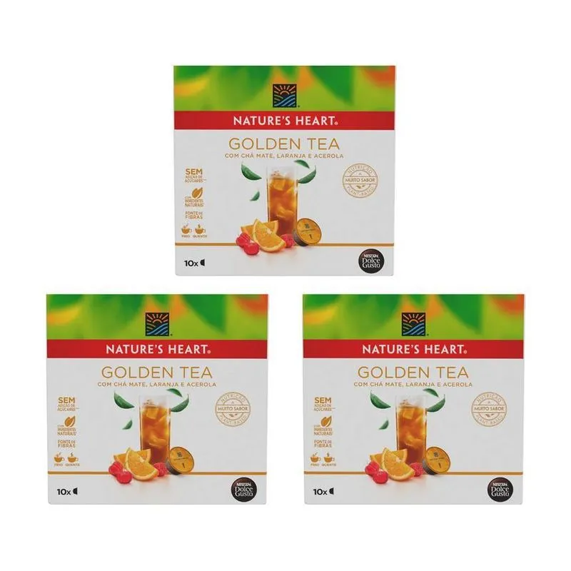 Kit 30 Cápsulas Golden Tea Dolce Gusto