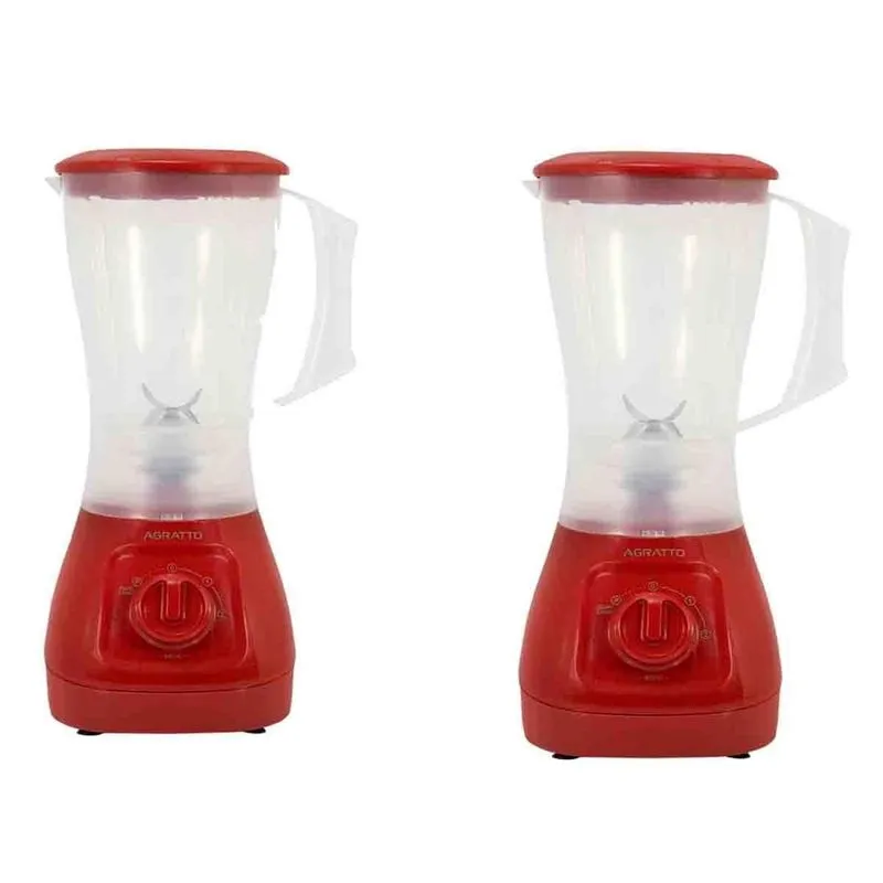 Kit2 Liquidificador Agrato Forza 850W Jarra 1,5L 127V Red