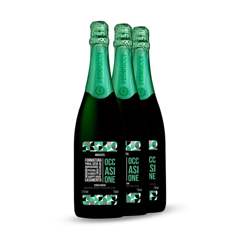 Espumante Pedrucci Occasione Moscatel 750ml 3Un