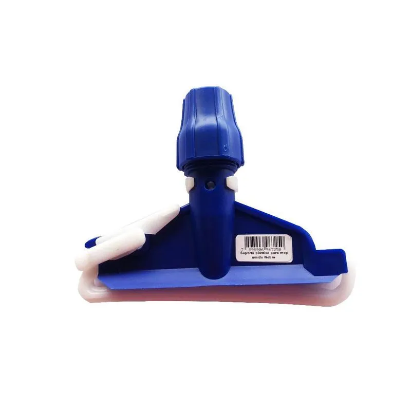 Suporte Plastico Para Esfregão Mop Úmido Azul - Nobre