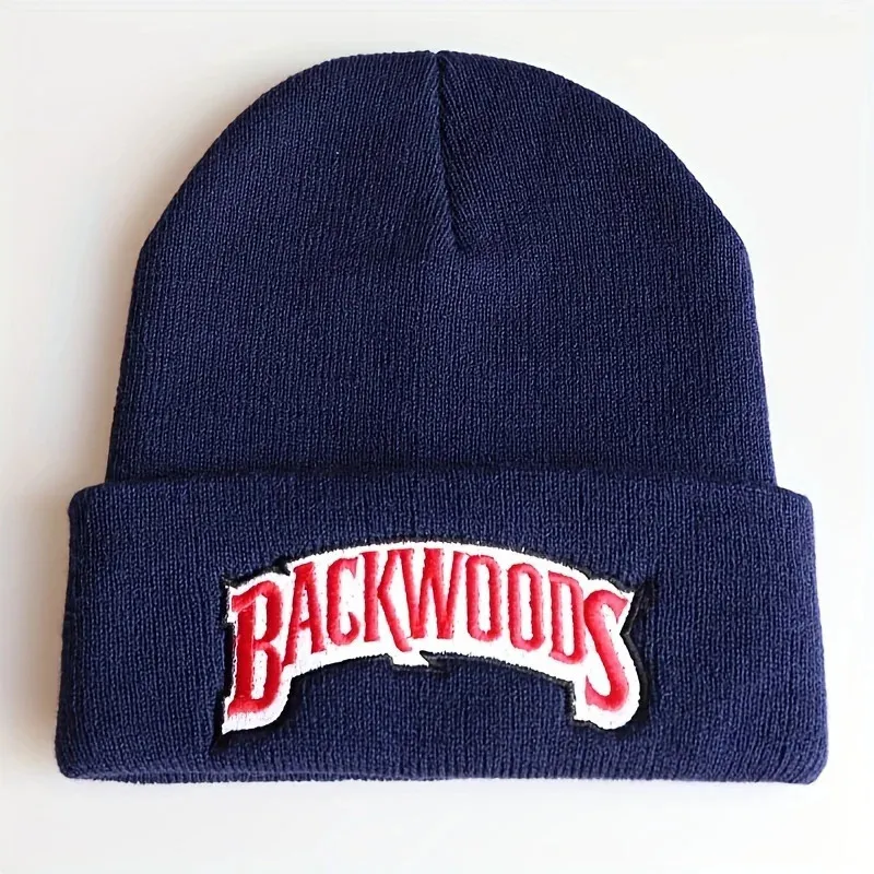 Touca De Frio Gorro Blackwoods Unissex Bordado Elashopp Azul