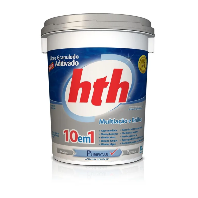 Cloro Aditivado 10x1 Hth 2,5kg Para Tratamento De Piscina