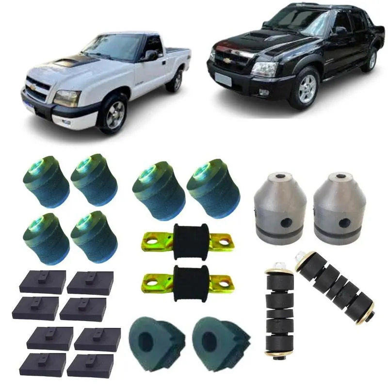 Kit Bucha Suspensão S10, Blazer Dianteiro E Traseiro (pneu)