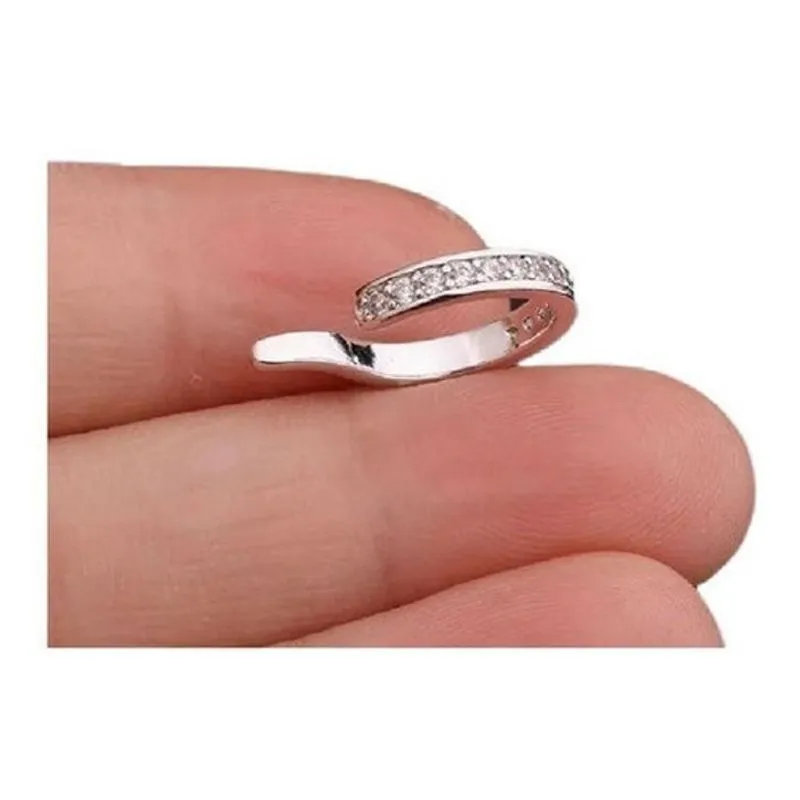 Piercing Argola Falso Fake Pressão Pedra Zircônia Orelha