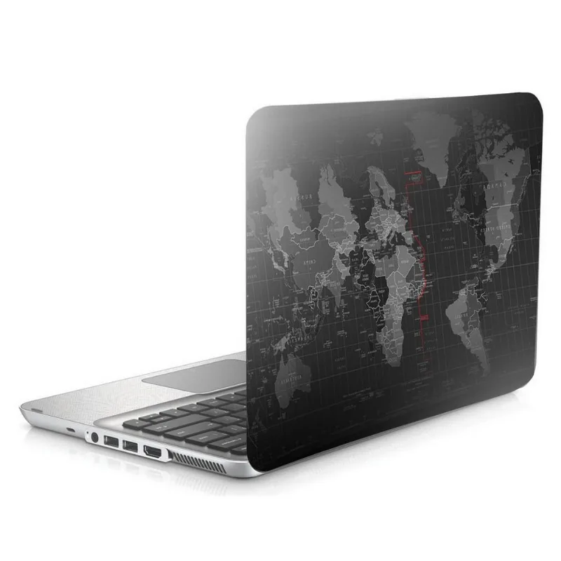 Skin Adesivo Protetor para Notebook 15,6' Mapa Mundi d1