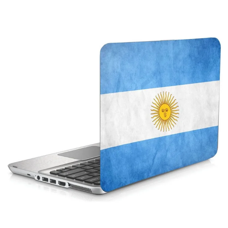 Skin Adesivo Protetor para Notebook 15” Bandeira Argentina d1